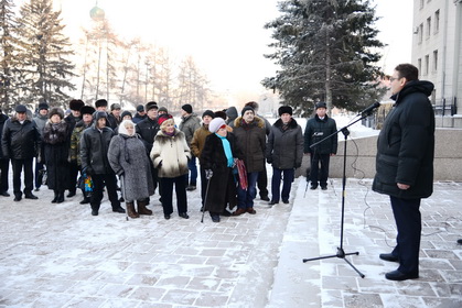 Андрей Лабыгин принял участие в митинге, посвященном декаде инвалидов